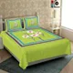 Green__Jaipuri bedsheet